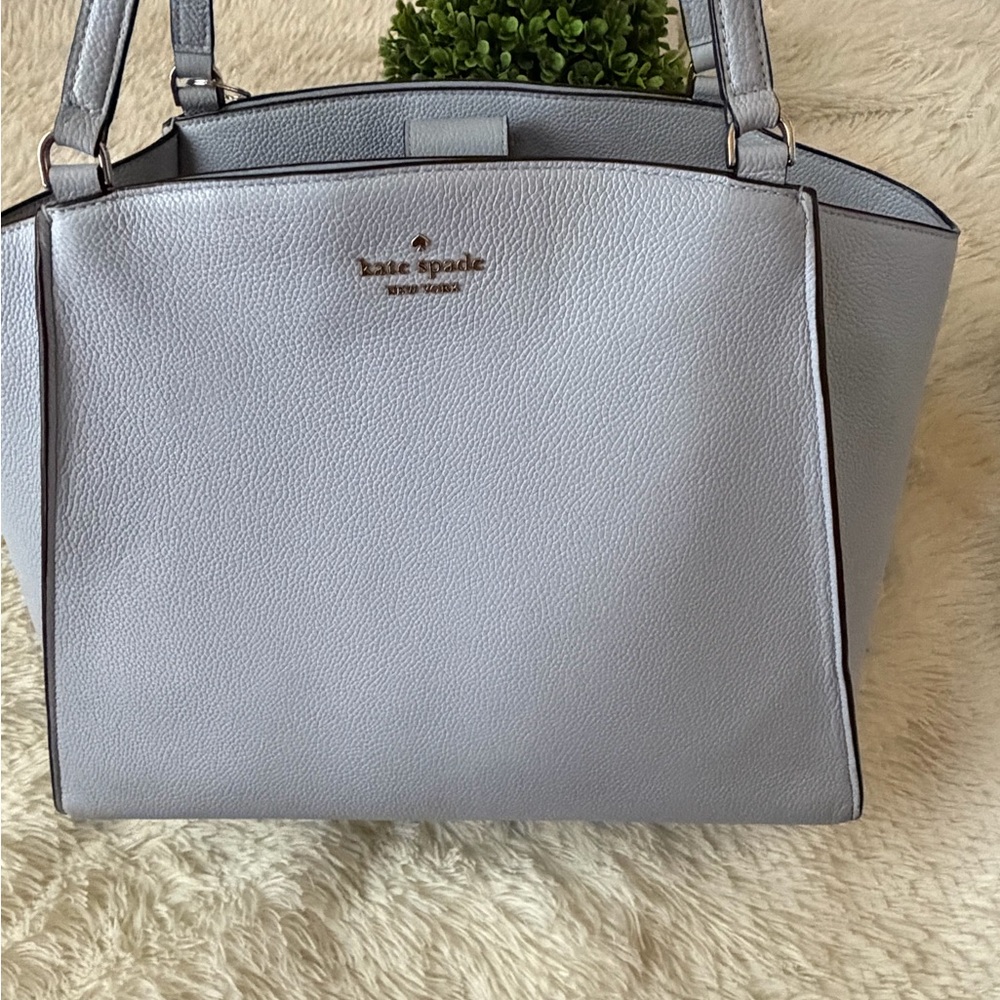 Kate Spade Light Blue Tote Shoulder Bag - Picture 3 of 16
